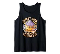 Lavande Miel Cappuccino Femme Baristas Sweet Floral Sip Débardeur