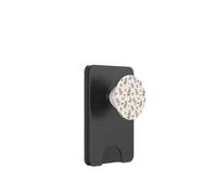 Lavande Motif Floral Papillon Crème Botanique PopSockets PopWallet pour MagSafe