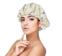 Lavande petite,Bonnet de nuit en satin pour adulte - Bonnet de nuit élastique pour femme, couvre-cheveux de nuit