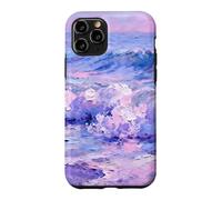 Lavande Sea Dreamy Ocean Waves Crash Against The Shore Coque pour iPhone 11 Pro