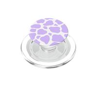 Lavande Vache Pastel Violet Peau d'animal Mignon PopSockets PopGrip pour MagSafe