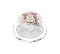 Lavande Verset de la Bible chrétienne Foi Journal Humeur PopSockets PopGrip pour MagSafe