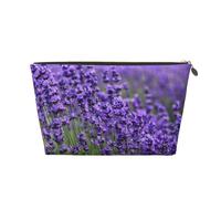Lavande Violette, Trousse de Maquillage Trousse à cosmétiques Trousse de Toilette de Voyage Portable Pochette de Toilette