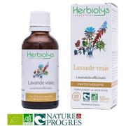 Lavande Vraie Bio - Relaxante Et Antiseptique Teinture-Mère Lavandula Officinalis 50 Ml - Herbiolys