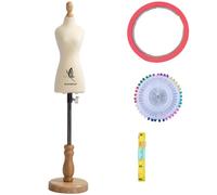 lavandeform Mannequin féminin 1/4 (il ne s'agit pas de taille adulte). Les aiguilles peuvent être piquées dans le mannequin de couturière. (1/4)