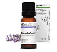 Lavandin Super BIO (Lavandula x intermedia) - 10 mL - Huile Essentielle Chémotypée et Certifiée AB - Aroma Labs - Made in France