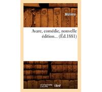 Molière – L'Avare – Comédie – Éd. 1881