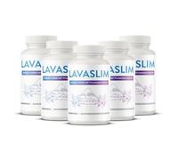 Lavaslim, Complément alimentaire naturel à base de cétone de framboise et de thé vert, 450 mg (3+2 gratuit)