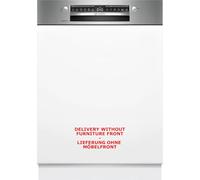 Bosch Lave-vaisselle encastrable SMI4EVS08E - 60 cm - 14 couverts - Inox brossé - 43 dB - Classe B