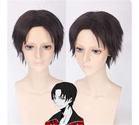 L'avatar du roi Yu Wenzhou perruque brun cheveux courts Cosplay perruque hommes résistant à la chaleur perruques de cheveux synthétiques