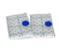 Lavatelli Kanguru SACC O Pazzo Lot de 2 Sacs Large 70 x 120 cm Housse de Rangement sous Vide pour Gagner Espace Armoire, Valise pour Vêtements, Oreillers, Couettes et couvertures, PVC, Transparent