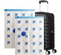 Lavatelli Lot de 2 Sacs de Rangement sous Vide 40x60 cm - Petits Sacs Compression pour Vêtements, Voyage, Dressing, sous-Lit - Gain de Place, Réutilisables