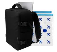 Lavatelli Vac-u-Bag - Sac à Dos voyage cabine avion Sous-Vide Ryanair 40×30×20 avec 2 Sacs Travel 40×45 | Bagage Cabine Low Cost EasyJet | Compatible Vac-u-Pump | Sac de Voyage Premium