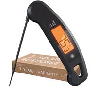 Lavatools Javelin Pro Duo Thermomètre à viande professionnel rétroéclairé ambidextre à lecture instantanée pour cuisine, barbecue, fumoir, bonbons, brassage maison, café et friture