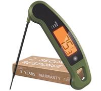 Lavatools Javelin Pro Duo Thermomètre à viande professionnel rétroéclairé ambidextre à lecture instantanée pour cuisine, barbecue, fumoir, bonbons, brassage maison, café et friture