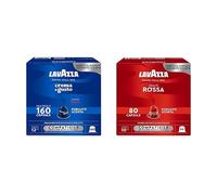 Lavazza, 240 capsules compatibles Nespresso Gusti assortis | Capsules de café en aluminium, 160 x crème et goût réveil, 80 x qualité rouge