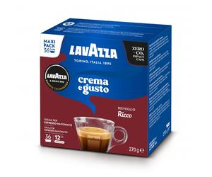 Lavazza 8275 Crème Et Goût Riche Emballage 54 Capsules Compatibles À Modo Mio