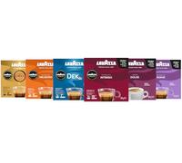 Lavazza, A Modo Mio, Assortiment de Capsules de Café, 100% Arabica, Intensité 5 à 13, 96 capsules AMM, Intenso, Dek, Delizioso, Dolce, Soave, Oro
