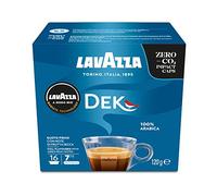 Lavazza A Modo Mio Café Espresso Cremoso Dek - Décafféiné - 16 capsules - Lot de 2