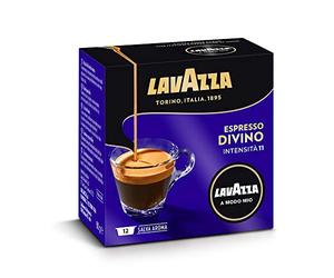 Lavazza A Modo Mio - Café Moulu Espresso Divino - 12 Capsules - Lot de 5