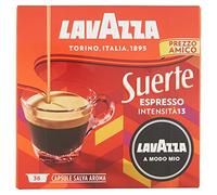 Lavazza a Modo Mio Capsules Café Espresso Suerte, Lot de 36