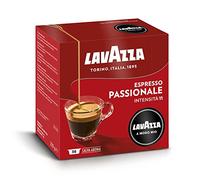 Lavazza, A Modo Mio Espresso Passionale, 36 capsules de café, avec des notes aromatiques de caramel et de chocolat, 100 % arabica, intensité 11/13, torréfaction foncée, 1 paquet de 36 dosettes de café