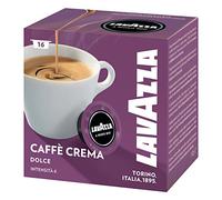 Lavazza A Modo Mio Lungo Dolce, Café, Capsules de Café, Arabica, 16 Capsules