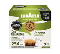 Lavazza A Modo Mio Tierra for Planet, 256 capsules compostables de café, pour un expresso avec notes fruitées, 100 % arabique, intensité 7/13, torréfaction moyenne, 16 paquets x 16 capsules