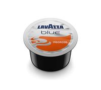 Lavazza Blue Espresso Vigoroso Lot de 100 capsules de café Arabica et Robusta compatibles avec machine à café bleue