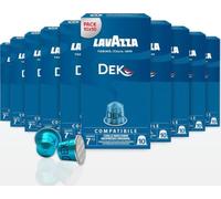 LAVAZZA - Café Capsules Décaféiné Dek - Compatibles Nespresso® Original | Intensité 7 - Arabica & Robusta - Notes de Fruits Secs - 10 x 10 Capsules Aluminium