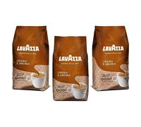 Lavazza Café en Grains Crema E Aroma, Lot de 3, 3 x 1000g