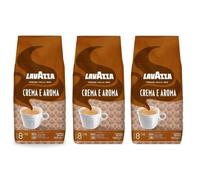 Lavazza Café en Grains Crema E Aroma, Lot de 3, 3 x 1000g