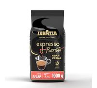 Lavazza Café Espresso Barista Gran Crema | Intensité 7/10, avec des notes de fruits secs et de fleurs, arabica et robusta, torréfaction moyenne