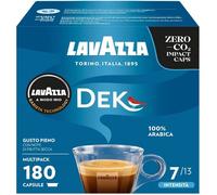 LAVAZZA - Cafe Espresso Dek Cremoso - 100% Arabica - 180 Capsules Compatibles Lavazza A Modo Mio®