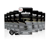 LAVAZZA - Cafe Espresso Maestro Ristretto - Café Capsule - Café Corsé 100 purcent Arabica - Lot de 8 x 30 Capsules Aluminium Compatibles Avec Les Machines Nespresso (240 capsules)