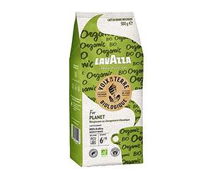 LAVAZZA - Café Grain Bio ¡Voix de la Terre! For Planet - 100 % Arabica - Certifié Rainforest Alliance - Cueilli à la Main - Paquet de 500 g