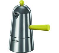 Lavazza Cafetière Carmencita Pop Manche Jaune De 3 Tasses Aluminium Poli