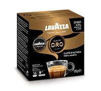 Lavazza, Capsule A Modo Mio Qualità Oro - Capsules de café, notes de fruits et de fleurs, 100 % arabica, intensité 9, torréfaction moyenne, goût corporel et aromatique, 16 paquets x 16