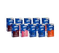 Lavazza, Capsules de café en aluminium, saveurs assorties crème et saveur, compatibles avec les machines Nespresso, 10 paquets de 10 capsules, 4 x C&G Dolce, 2 x C&G Ricco, 2 x C&G Forte, 100 capsules