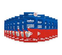 Lavazza Crema E Gusto, Café moulu, convient pour cafetière Moka, Lot de 12, 12 x 250g