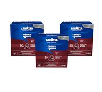 Lavazza, Crème et saveur riche, 240 capsules Nespresso compatibles, notes de chocolat, bois et épices, Arabica et robuste, intensité 11, brun foncé