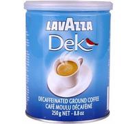 Lavazza, Caffè Decaffeinato Café moulu pour cafetière à moka, expresso sans caféine, avec des notes aromatiques de fruits secs, Arabica & Robusta, intensité 3/10, torréfaction moyenne, 250 g
