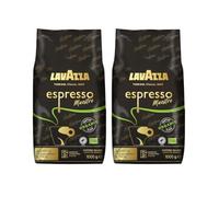 Lavazza, Espresso Maestro, Café En Grains, Avec Notes Aromatiques De Fruits Secs Et De Chocolat, 100% Biologique Et Certifié Rainforest Alliance, Intensité 9/10, Torréfaction Lente Et Douce, 2Kg