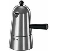 Lavazza Ilsa Carmencita Cafetière en aluminium, manche noir, tasses 6