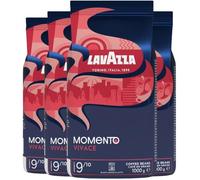 Lavazza - Lot de 4Kg de café en grain Momento Vivace - Idéal pour les Machines à Café Automatiques, avec Notes Épicées, Arabica et Robusta, Intensité 9/10, Torréfaction Foncée