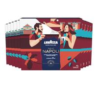 Lavazza - Lot de 5Kg de café moulu Napoli - Idéal pour la Machine Filtre ou Manuelle, Notes de Cacao et de Caramel, Arabica et Robusta, Intensité 9/10, Torréfaction Foncée