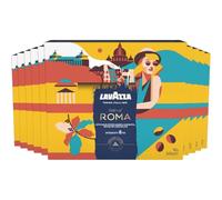 Lavazza - Lot de 5Kg de café moulu Roma - Idéal pour la Machine Filtre ou Manuelle, Notes de Noisette et Chocolat Noir, Arabica & Robusta, Intensité 8/10, Torréfaction Moyenne
