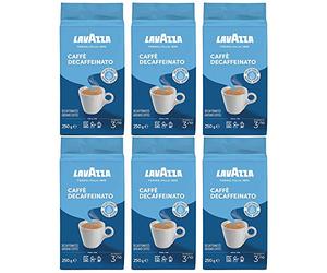 Lavazza Lot de 6 sachets de filtre à café décaféiné 250 g