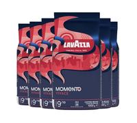 Lavazza - Lot de 6Kg de café en grain Momento Vivace - Idéal pour les Machines à Café Automatiques, avec Notes Épicées, Arabica et Robusta, Intensité 9/10, Torréfaction Foncée