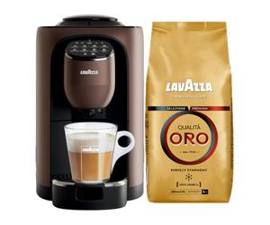 Lavazza - Machine Assoluta et 1 Kg de grain Oro + 2 Mugs